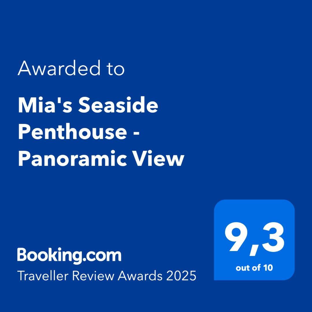 Mia'S Seaside Penthouse - Panoramic View Apartment Piraeus Exterior photo